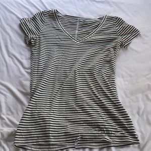 Women’s Stripe Short Sleeve Top